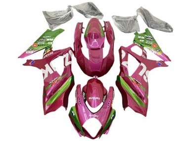 Affordable 2007-2008 Suzuki GSXR 1000 Motorcycle Fairings - Pink Green White Australia