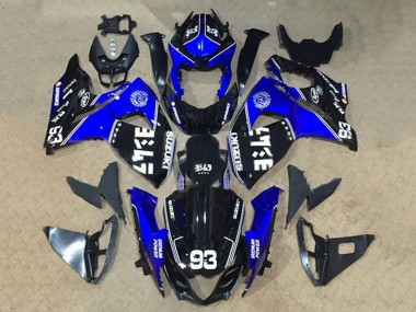 Affordable 2009-2016 Suzuki GSXR 1000 Motorcycle Fairings - Black Blue White 93 Australia