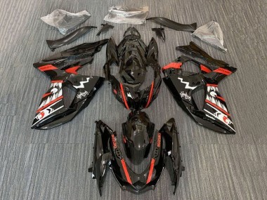 Affordable 2009-2016 Suzuki GSXR 1000 Motorcycle Fairings - Black Red White Jaws Shark Australia
