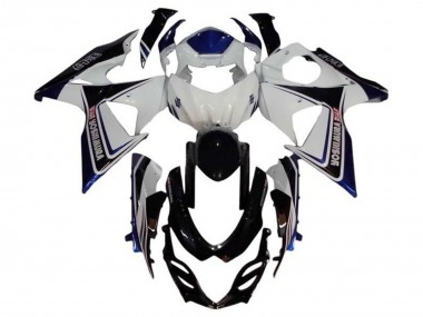 Affordable 2009-2016 Suzuki GSXR 1000 Motorcycle Fairing - White Blue Black Yoshimura Australia