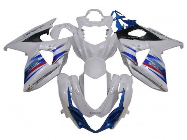 2009-2016 Suzuki GSXR 1000 Motorcycle Fairing - White Blue Red Black Australia