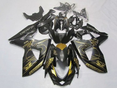 Affordable 2009-2016 Suzuki GSXR 1000 Motorcycle Fairings - Black Gold Tribal Australia