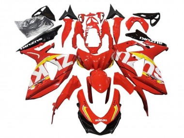 Affordable 2009-2016 Suzuki GSXR 1000 Motorcycle Fairings - Red Yellow White Black Australia