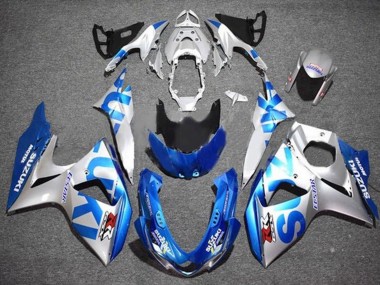Affordable 2009-2016 Suzuki GSXR 1000 Motorcycle Fairings - Silver Blue Australia