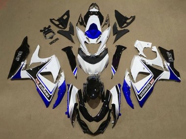 Affordable 2009-2016 Suzuki GSXR 1000 Motorcycle Fairings - White Blue Black Yoshimura Australia