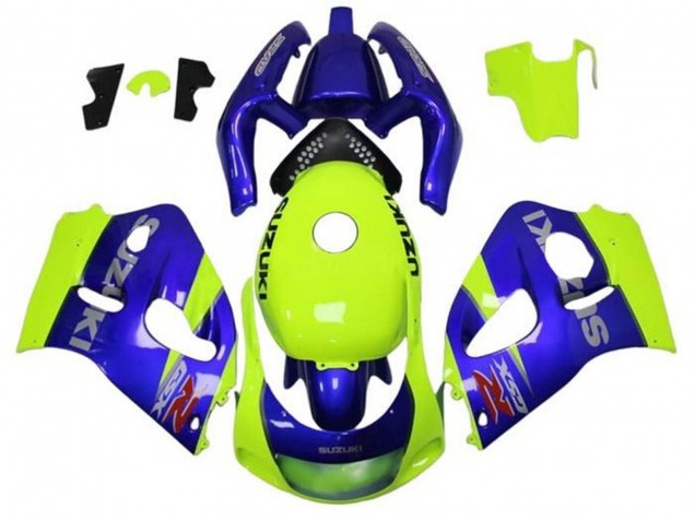 1996-2000 Suzuki GSXR 600 / GSXR 750 Motorcycle Fairings - Blue Yellow Australia