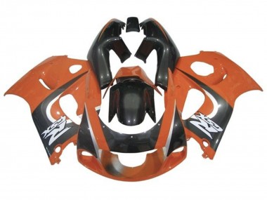 Affordable 1996-2000 Suzuki GSXR 600 / GSXR 750 Motorcycle Fairings - Orange Black Australia