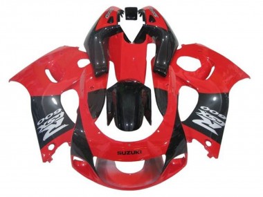 Affordable 1996-2000 Suzuki GSXR 600 / GSXR 750 Motorcycle Fairings - Red Black Grey Australia