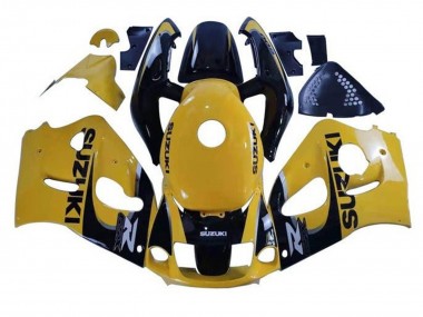 Affordable 1996-2000 Suzuki GSXR 600 / GSXR 750 Motorcycle Fairings - Yellow Black Australia