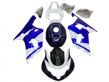 Affordable 2001-2003 Suzuki GSXR 600 / GSXR 750 Motorcycle Fairings - White Blue Black Australia