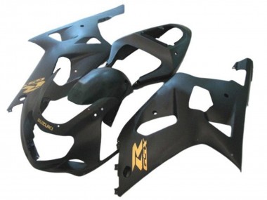 Affordable 2001-2003 Suzuki GSXR 600 / GSXR 750 Motorcycle Fairings - Matte Black Gold Australia