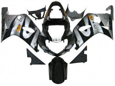Affordable 2001-2003 Suzuki GSXR 600 / GSXR 750 Motorcycle Fairings - Silver Black Yellow Australia