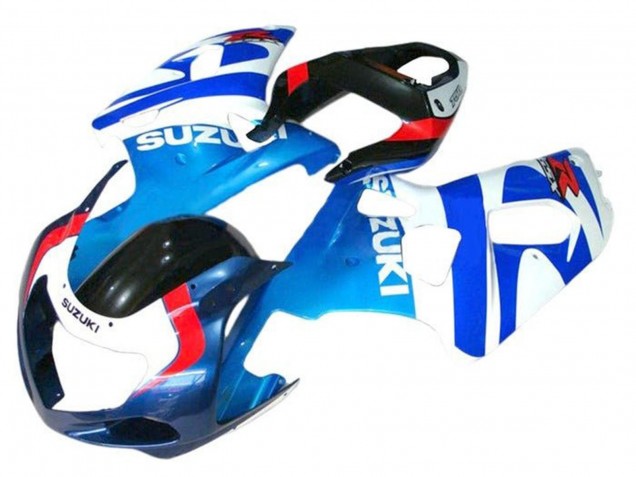 2001-2003 Suzuki GSXR 600 / GSXR 750 Motorcycle Fairings - White Blue Red Black Australia