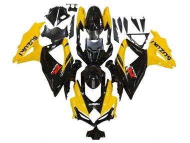 Affordable 2008-2010 Suzuki GSXR 600 / GSXR 750 Motorcycle Fairings - Yellow Glossy Black Red Australia