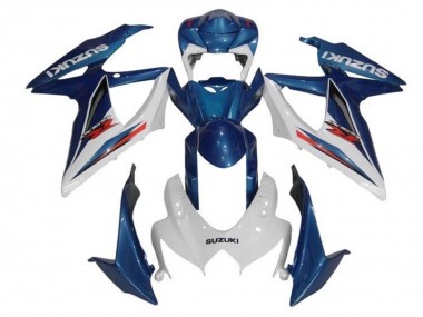 Affordable 2008-2010 Suzuki GSXR 600 / GSXR 750 Motorcycle Fairings - Blue White Red Australia