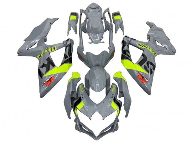 2008-2010 Suzuki GSXR 600 / GSXR 750 Motorcycle Fairings - Nardo Grey Neon Yellow Black Red Australia