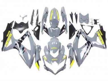 Affordable 2008-2010 Suzuki GSXR 600 / GSXR 750 Motorcycle Fairings - Nardo Grey Yellow Black Australia