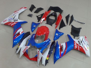 Affordable 2011-2024 Suzuki GSXR 600 / GSXR 750 Motorcycle Fairings - Blue Red White Australia