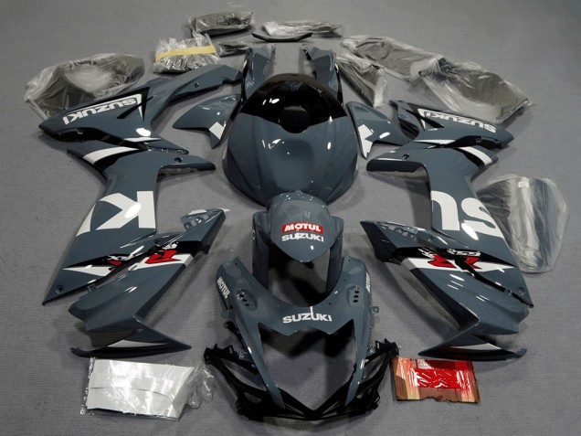 2011-2024 Suzuki GSXR 600 / GSXR 750 Motorcycle Fairings - Dark Nardo Grey White Black Red Motul Australia