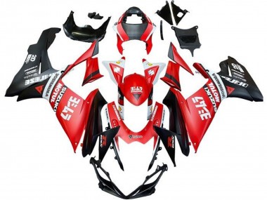 Affordable 2011-2024 Suzuki GSXR 600 / GSXR 750 Motorcycle Fairings - Red White Black Motul Australia