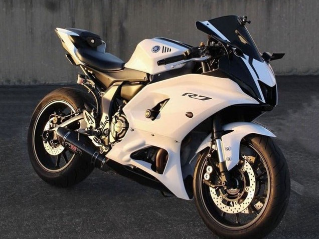 2021-2024 Yamaha YZF R7 Motorcycle Fairings - White Black Australia