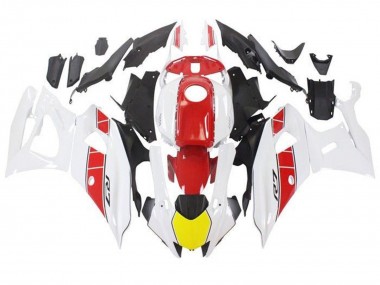 Affordable 2021-2024 Yamaha YZF R7 Motorcycle Fairings - White Yellow Red Stripe Australia