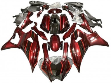 Affordable 2021-2024 Yamaha YZF R7 Motorcycle Fairings - Dark Red Black Australia