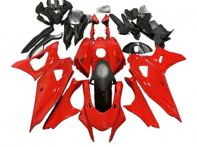 2021-2024 Yamaha YZF R7 Motorcycle Fairings - Red Matte Black Australia