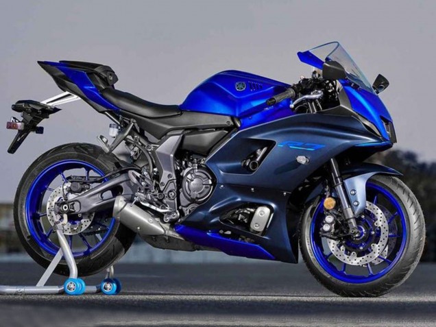 2021-2024 Yamaha YZF R7 Motorcycle Fairings - Blue Matte Blue Australia