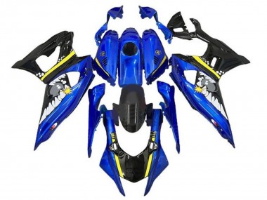 Affordable 2021-2024 Yamaha YZF R7 Motorcycle Fairings - Blue Black Yellow Shark Australia