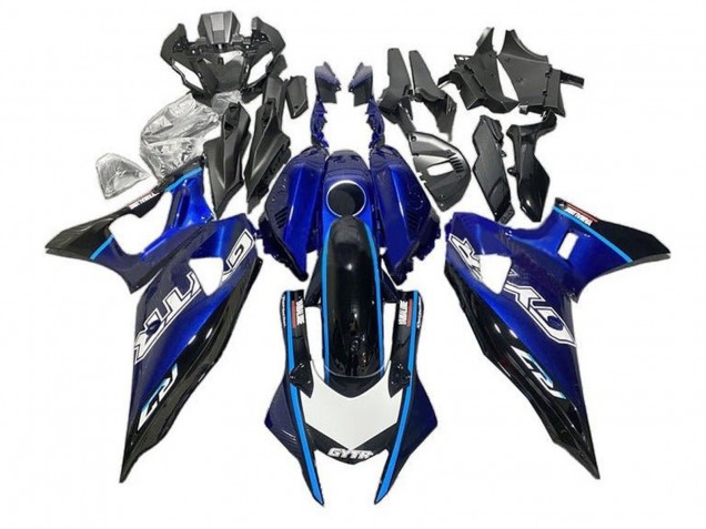2021-2024 Yamaha YZF R7 Motorcycle Fairings - Blue Black Light Blue Australia