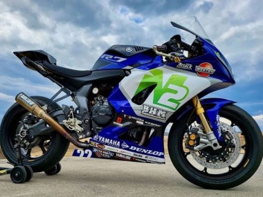 Affordable 2021-2024 Yamaha YZF R7 Motorcycle Fairings - Blue N2 Australia