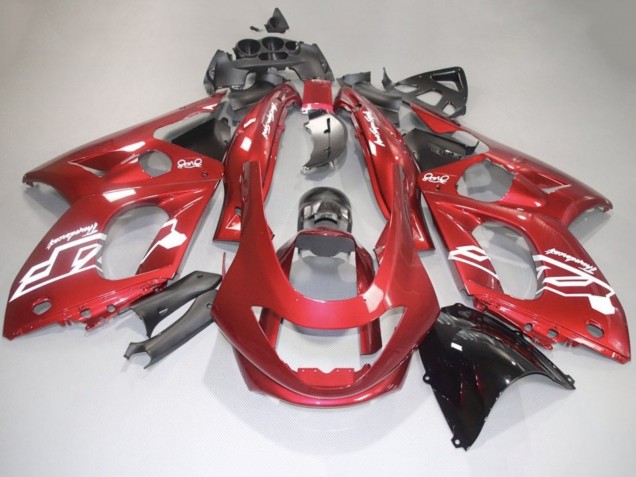 1996-2007 Yamaha YZF600R Thundercat Motorcycle Fairings - Red White Australia