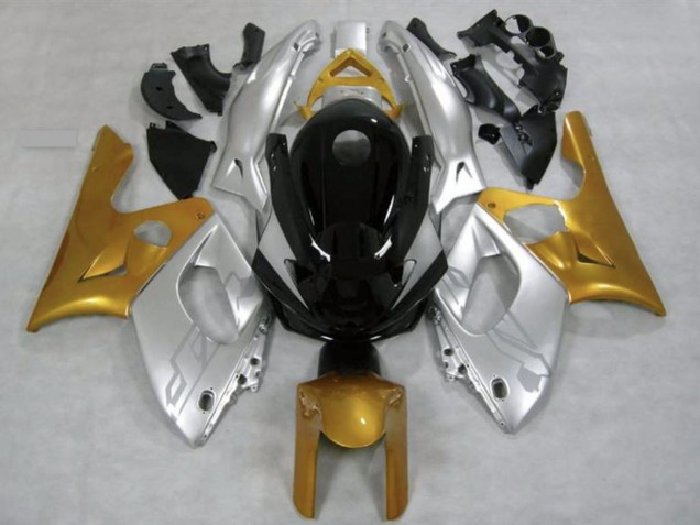 1996-2007 Yamaha YZF600R Thundercat Motorcycle Fairings - Silver Gold Glossy Black Australia