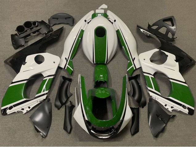 1996-2007 Yamaha YZF600R Thundercat Motorcycle Fairings - White Green Australia