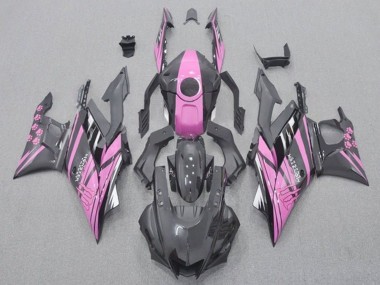 Affordable 2019-2021 Yamaha YZF R3/R25 Motorcycle Fairings - Pink Black Monster Australia