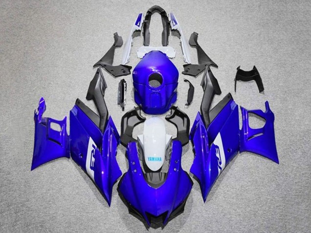 2019-2021 Yamaha YZF R3/R25 Motorcycle Fairings - Blue White Matte Black Australia