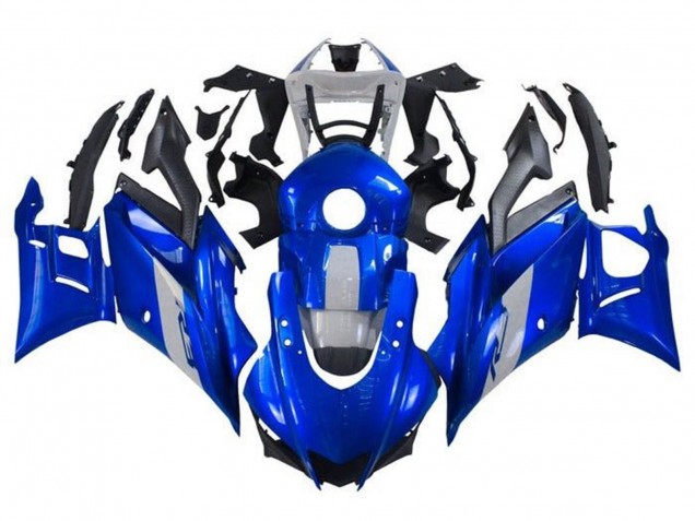 2019-2021 Yamaha YZF R3/R25 Motorcycle Fairings - Blue Grey Black Australia