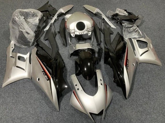 2019-2021 Yamaha YZF R3/R25 Motorcycle Fairings - Light Gold Glossy Black Australia