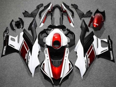 Affordable 2022-2024 Yamaha YZF R3/R25 Motorcycle Fairings - White Red Black Australia