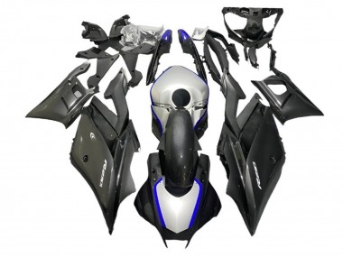 Affordable 2022-2024 Yamaha YZF R3/R25 Motorcycle Fairings - Silver Blue Black Carbon Fiber Style Australia