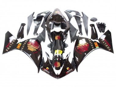Affordable 2009-2011 Yamaha YZF 1000 R1 Motorcycle Fairings - Glossy Black Red Yellow Sheltes Australia