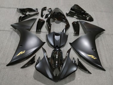 Affordable 2009-2011 Yamaha YZF 1000 R1 Motorcycle Fairings - Glossy Black Matte Black Gold Australia