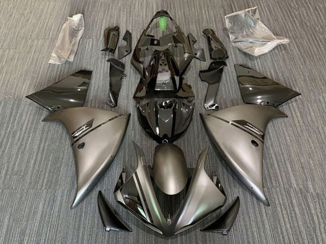 2009-2011 Yamaha YZF 1000 R1 Motorcycle Fairings - Glossy Black Matte Grey Australia