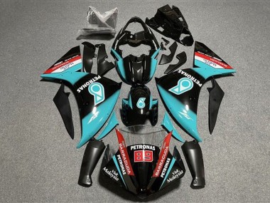 Affordable 2009-2011 Yamaha YZF 1000 R1 Motorcycle Fairings - Glossy Black Light Blue Red Petronas Australia