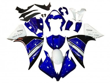 Affordable 2009-2011 Yamaha YZF 1000 R1 Motorcycle Fairings - White Blue Black GYTR Australia