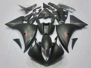 Affordable 2009-2011 Yamaha YZF 1000 R1 Motorcycle Fairings - Matte Black Red Decal Australia