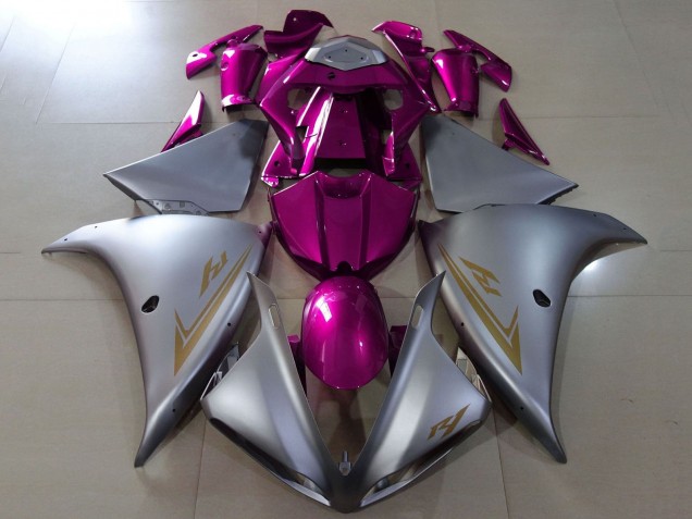 2009-2011 Yamaha YZF 1000 R1 Motorcycle Fairings - Silver Purple Australia