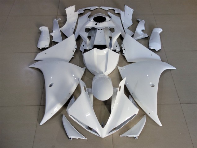 2009-2011 Yamaha YZF 1000 R1 Motorcycle Fairings - White Australia