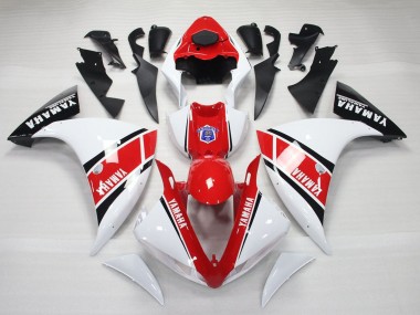 Affordable 2009-2011 Yamaha YZF 1000 R1 Motorcycle Fairings - White Red Black Australia